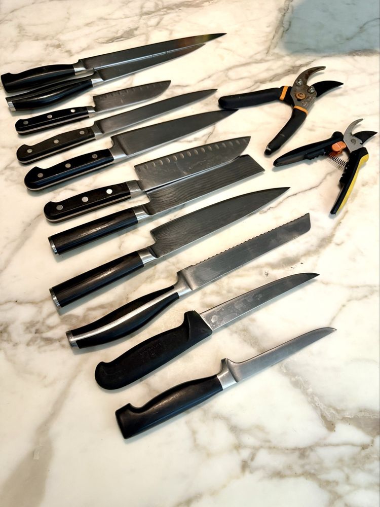 Sharpen various knives and tools all while you wait! 